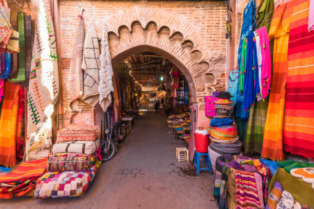 Jamaa el Fna market in old Medina